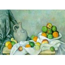 Rideau, Cruchon et Compotier, C&eacute;zanne